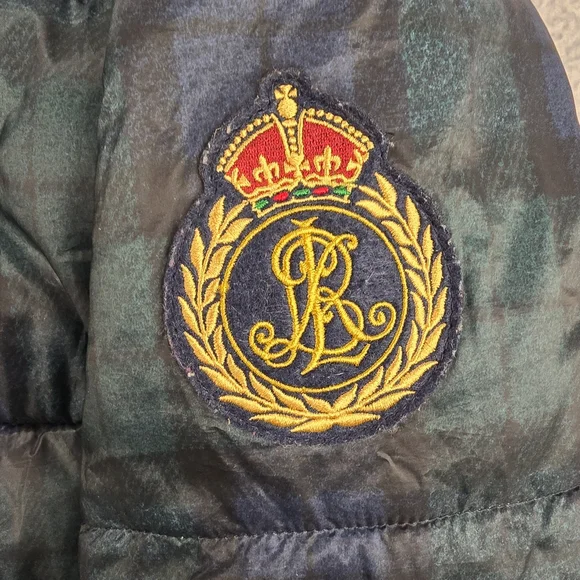 Plaid Ralph Lauren Puffer Jacket - Picture 13 of 14